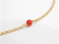 Collana Stocco Gioielli Donna in Oro giallo Corallo CLL4 - CLL4